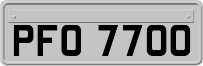 PFO7700
