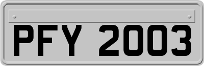 PFY2003
