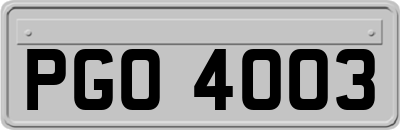 PGO4003