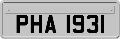 PHA1931