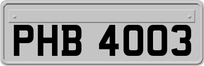 PHB4003