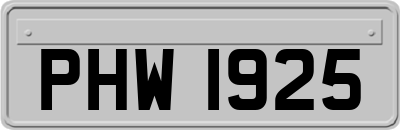 PHW1925