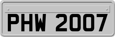 PHW2007