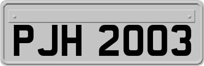 PJH2003