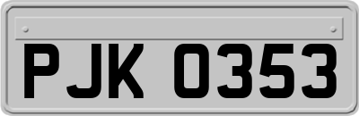PJK0353