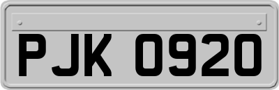PJK0920