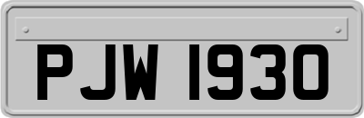 PJW1930