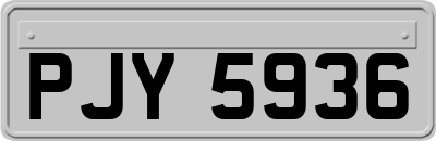 PJY5936