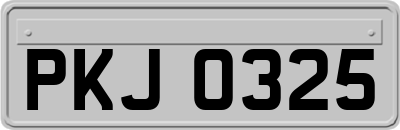 PKJ0325