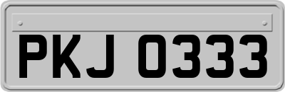 PKJ0333