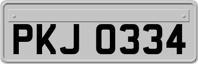 PKJ0334