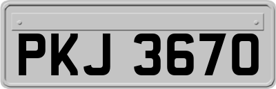 PKJ3670