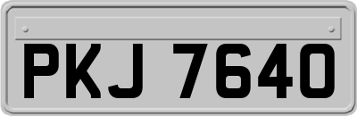PKJ7640