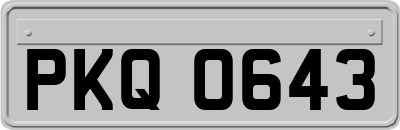 PKQ0643