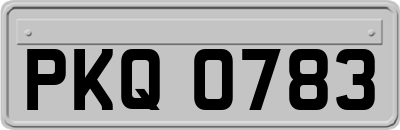 PKQ0783