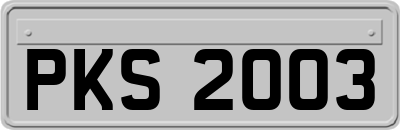 PKS2003