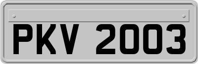 PKV2003