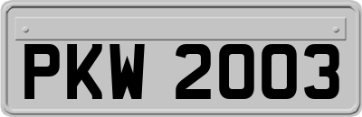 PKW2003