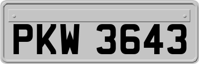 PKW3643