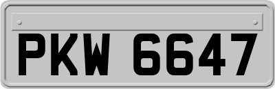 PKW6647