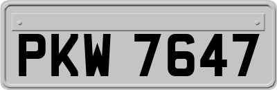 PKW7647