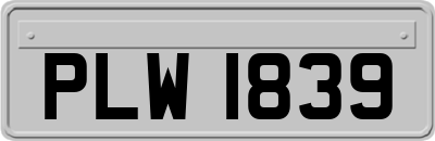 PLW1839
