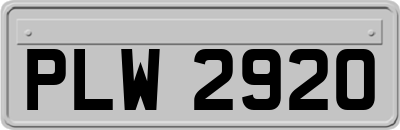 PLW2920