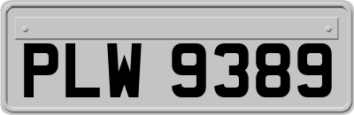 PLW9389