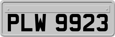 PLW9923