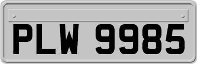 PLW9985