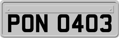 PON0403