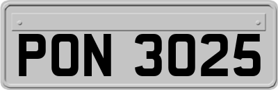 PON3025