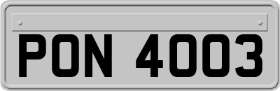 PON4003