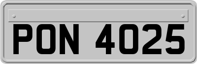 PON4025