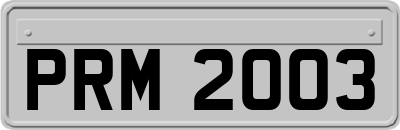 PRM2003