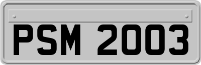 PSM2003