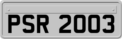PSR2003