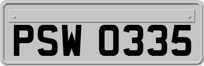 PSW0335