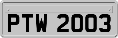 PTW2003