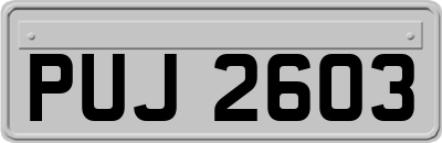 PUJ2603