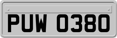 PUW0380