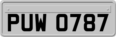 PUW0787