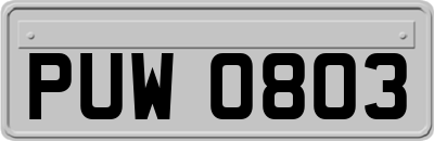PUW0803