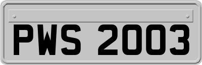 PWS2003