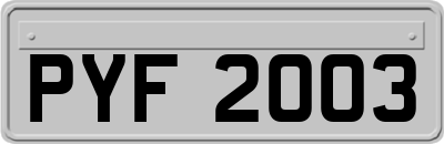 PYF2003