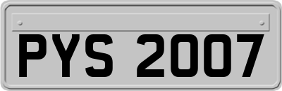 PYS2007