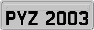 PYZ2003