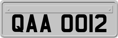 QAA0012