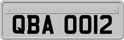 QBA0012