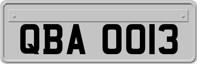 QBA0013